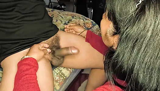 My mother-in-law sucks my cock all day, this slut wants milk to swallow