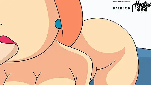 AILE BABASı LOIS GRIFFIN'IN IÇINE BOŞALıYOR STAN AMERIKALı BABA PORNO