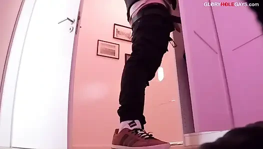 Uncut Boy at the Gloryhole - Slow Play and a Deep Release