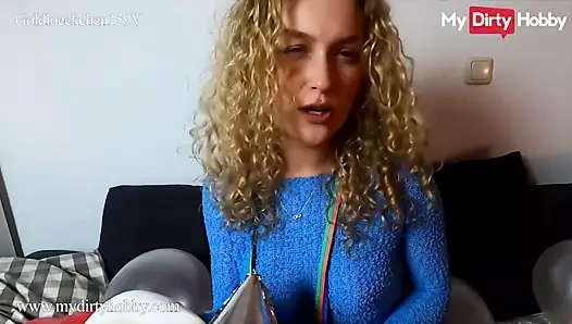 Goldloeckchen159 doğum gününü büyük bir penisle kutluyor