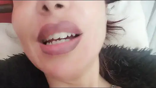 Kocaman geğirmeler, JOI ve senin gibi bir için mükemmel bir aşağılanma