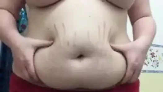 Büyük göbek fetişi #3