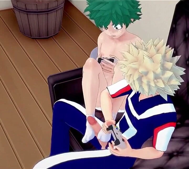 Kahraman akademim yaoi: deku'nun oyun zevki - Asyalı Japon manga anime hentai gay porno