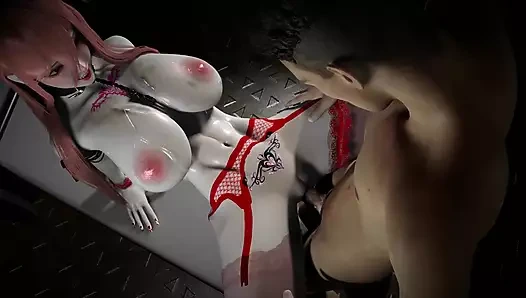 3 boyutlu azgın sürtük köle büyük yarak ustasıyla amını sikiyor