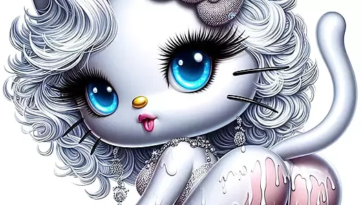 Diamond star kitty fotoğraf çekimi #1