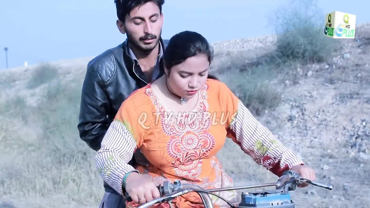 Sadaf Khan on bike ride with aunty