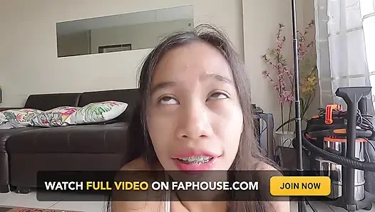 Üvey baba için Ahegao