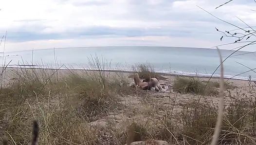 Fransız öğretmen sürtük çıplak plajda amatör sakso çekiyor yabancıyla boşalma - misscreamy