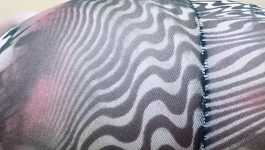 Üvey babam transparan taytlı tangamı ve amımı gördü