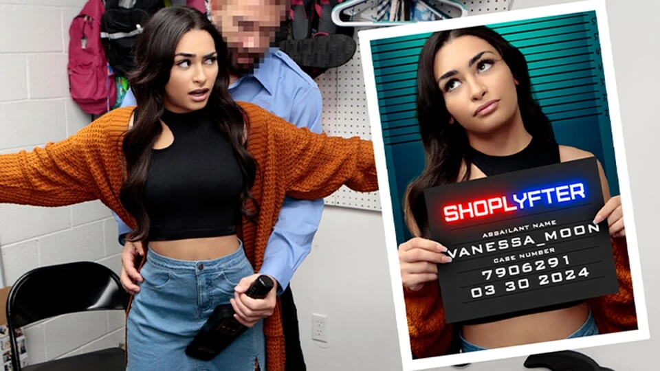 Corrupt Officer Catches A Beautiful Shoplifter And Takes Her To His Office For A Rough Cavity Search