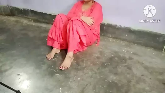 Yerel Hintli kız arkadaşla ev yapımı video