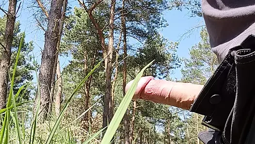 Ormanda hızlı mastürbasyon