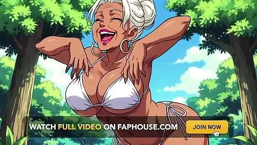 Ai dekolte çizgi film orta yaşlı seksi kadınlar