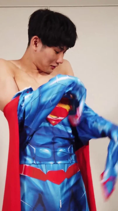 Superman x Spiderman - Lycra Superhero Costume | Clip 1