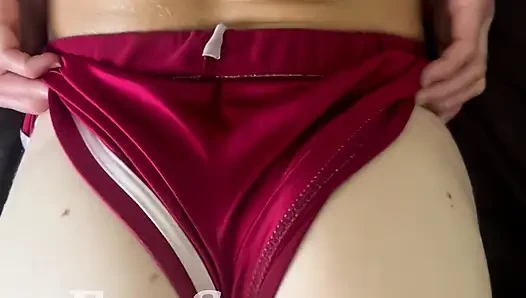 Seksi şortlu minyon pawg Eva Summers ile bakış açısı