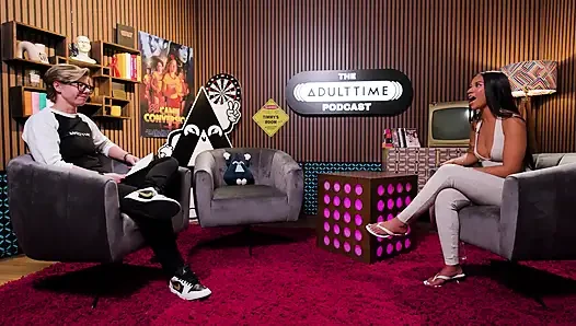 Ameena Green Striptizci kökenleri, osurma videoları ve anime hayranları | Adult Time Podcast