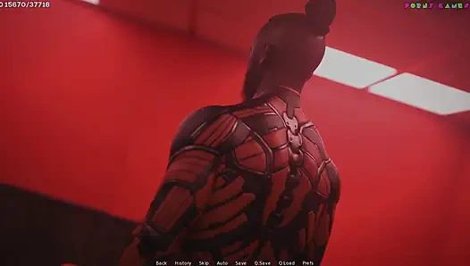 Shamandev'in arzu gölgeleri - mavi bir büyük zenci yarağının sikilmesine izin veriyor, ateşli şakacı, 63