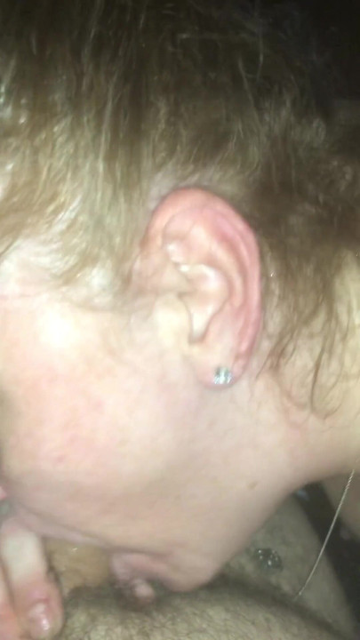 Redhead stepdaughter, deep throat's daddy's cock and swallows his load | Clip 1