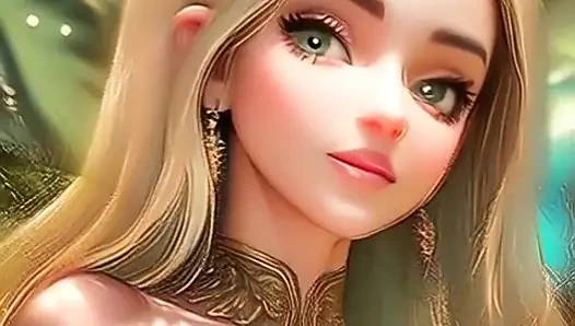 Ormandaki fantezi sihirli peri kızları (Ai modelleri)