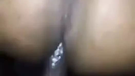 Şişman siyah göt Başlarken dolu ile çük