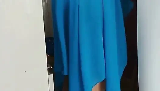 My showing me the new dress to wear to a liberal party