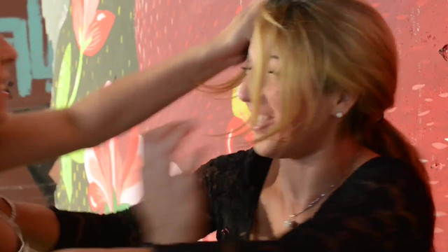 Faceslapping mega slaps - I fight for my place - Domina Mikaela Wolf & slave Natasha Grof