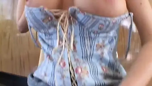 azgın tatlı inliyor olarak o alır onu sıkı ıslak amcık fucked Sabit tarafından büyük kutuplar