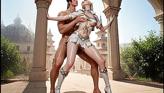 İri göğüslü sarışın orta yaşlı seksi kadın büyük yarakları götten ve amından sikiyor