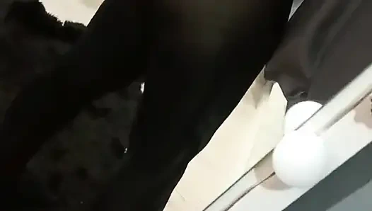Külot ve çoraplı fantezi gösterisi
