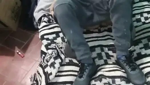 Girl with Montano Dress with the Mattress on the Floor
