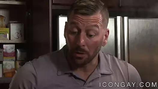 Yakışıklı Çıtçıt var bir horoz emme oturum önce anal