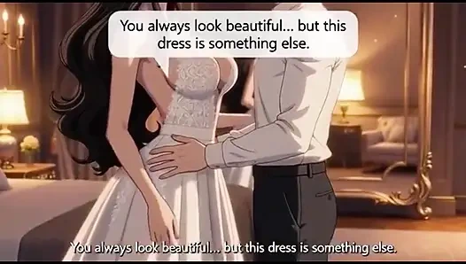 Üvey annenin üvey oğluyla gizli düğün gecesi anı