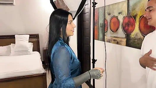 Sahte makyaj sanatçısı yüzüme ve göğüslerime boşalıyor - cilt bakımı rutinim olduğunu söylüyor - dani clark