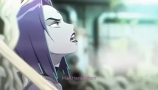 Terk edilmiş binanın kötü sırrı (anime hentai)