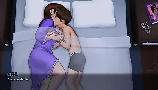Sapık üvey anne, kuruyana kadar kiracının büyük penisinde zıplamaya devam ediyor - yaz mevsimi efsanesi