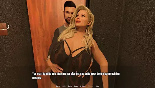 Büyükannenin evi: bir giyim mağazasında seksi olgun milf - ep10