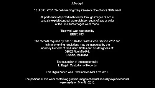 Julie'nin parlama zamanı