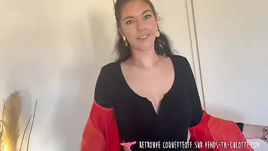Vends-Ta-Culotte - вкусный минет в видео от первого лица с камшотом на сиськи