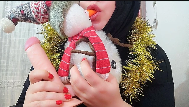 Azgın türbanlı Kendini boşaltıyor