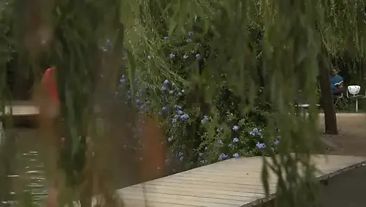 Çalıların arasında sikiş