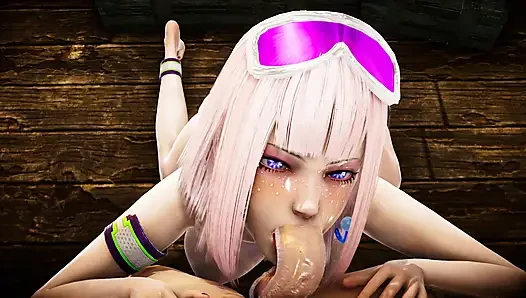 Ateşli sıkı göt ve açgözlü döl yutan ağız