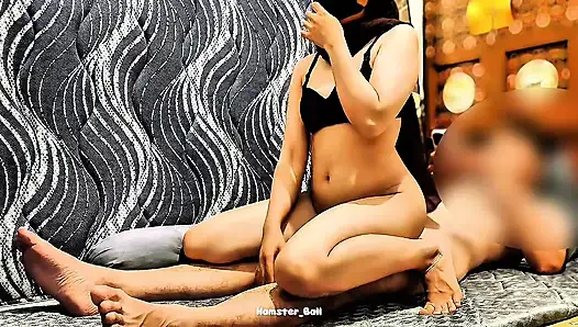 Cheating on My Brother's Muslim Wife at Home, She's a MILF