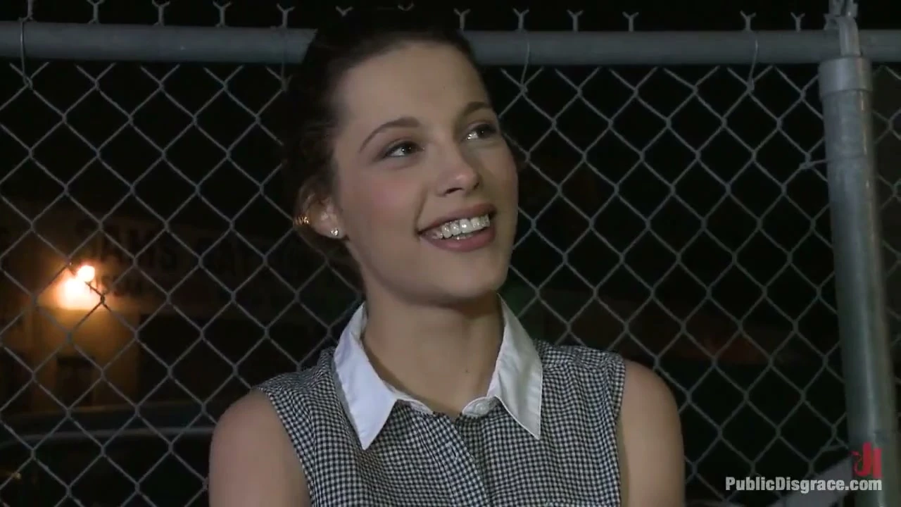 French Beauty Anally Fucked in Public