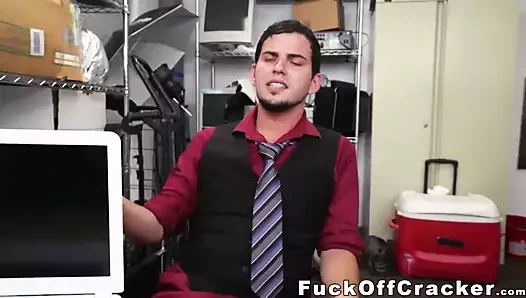 Sıcak eylem dolu ırklararası barebacking ve doggystyle