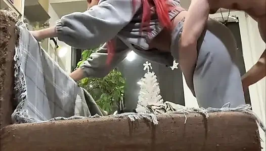 Hazırlıksız sert ev yapımı seks