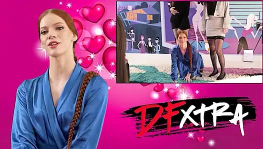 Dfxtra - aldatan Serena Sterling slim poke'un büyük yarağını kaldıramıyor