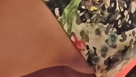 Follow my girlfriend as she does chores around the house with a t-shirt and nothing else!