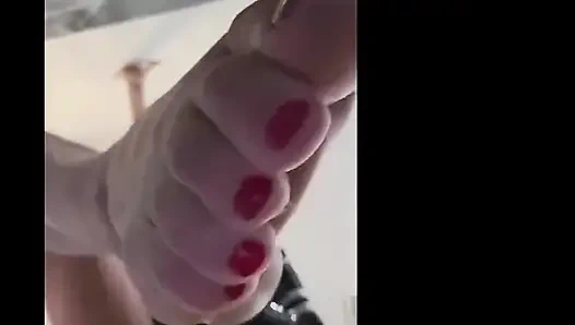 Bakış açısı tanrıça ve tam klip için ayak kaltak!