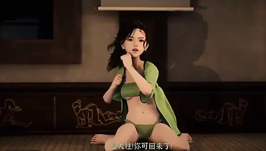 Odada kalan 3D okul kızı benimle seks yaptı