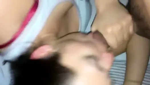 Başka bir sıcak Asya çift oral seks